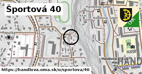 Športová 40, Handlová