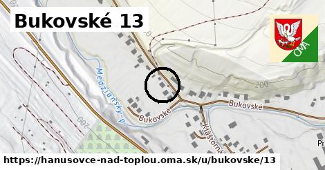 Bukovské 13, Hanušovce nad Topľou