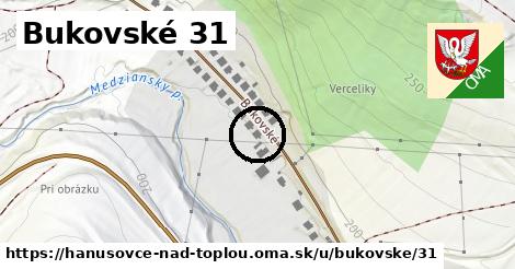 Bukovské 31, Hanušovce nad Topľou