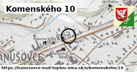 Komenského 10, Hanušovce nad Topľou