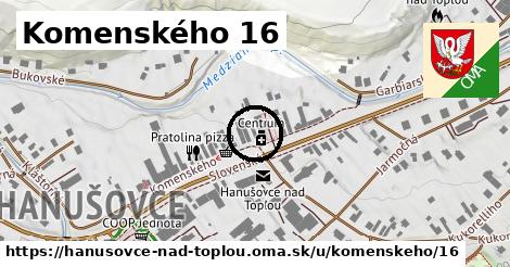 Komenského 16, Hanušovce nad Topľou