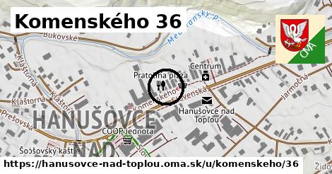 Komenského 36, Hanušovce nad Topľou