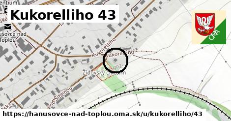 Kukorelliho 43, Hanušovce nad Topľou