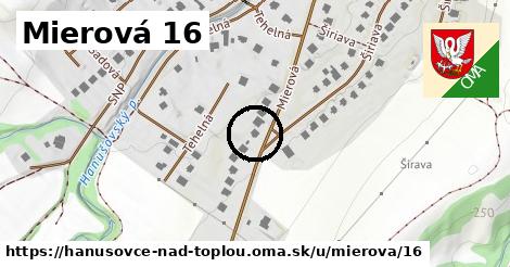 Mierová 16, Hanušovce nad Topľou