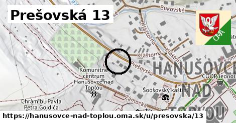 Prešovská 13, Hanušovce nad Topľou