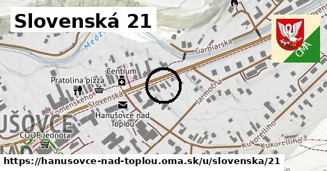 Slovenská 21, Hanušovce nad Topľou