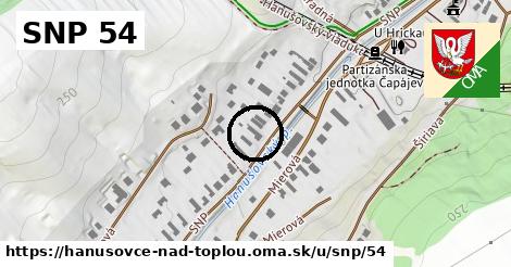 SNP 54, Hanušovce nad Topľou