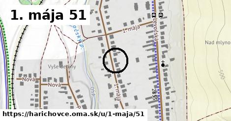 1. mája 51, Harichovce