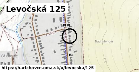 Levočská 125, Harichovce