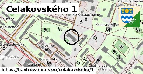 Čelakovského 1, Havířov