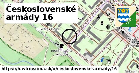 Československé armády 16, Havířov