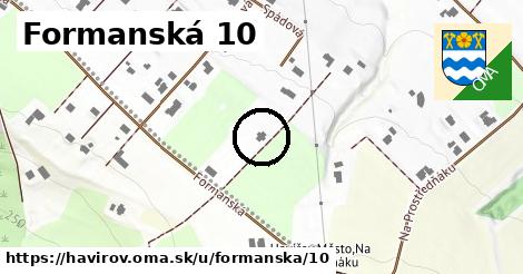 Formanská 10, Havířov