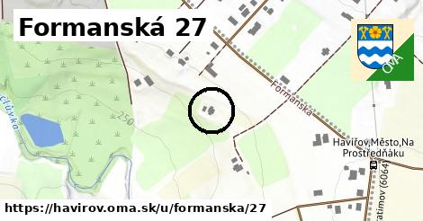 Formanská 27, Havířov