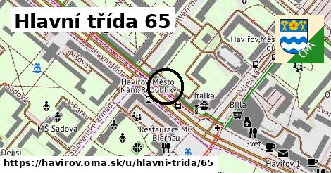 Hlavní třída 65, Havířov