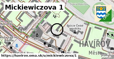 Mickiewiczova 1, Havířov