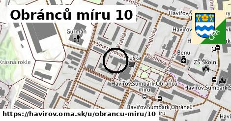 Obránců míru 10, Havířov