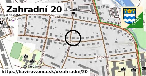 Zahradní 20, Havířov