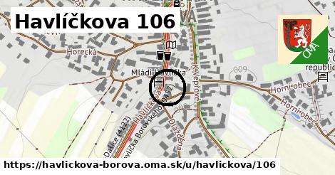 Havlíčkova 106, Havlíčkova Borová