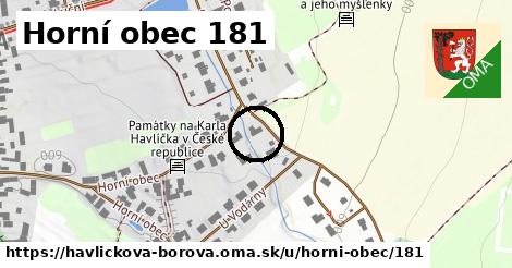 Horní obec 181, Havlíčkova Borová