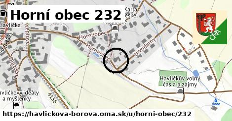 Horní obec 232, Havlíčkova Borová