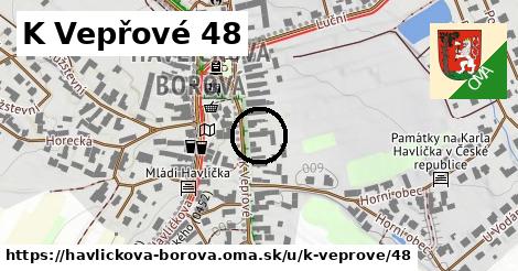 K Vepřové 48, Havlíčkova Borová