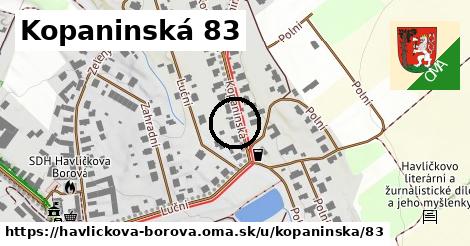 Kopaninská 83, Havlíčkova Borová