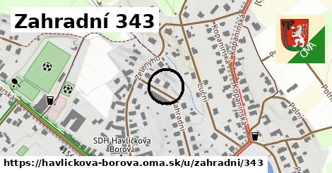 Zahradní 343, Havlíčkova Borová