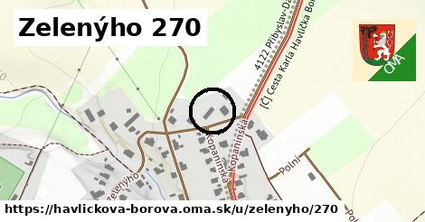 Zelenýho 270, Havlíčkova Borová