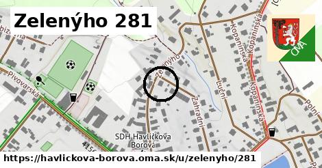 Zelenýho 281, Havlíčkova Borová