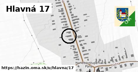 Hlavná 17, Hažín