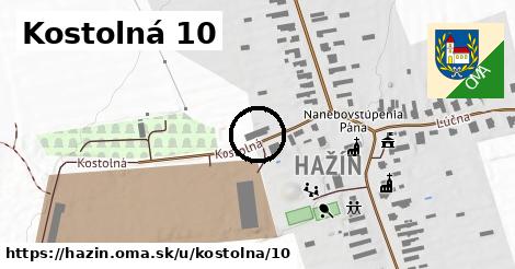 Kostolná 10, Hažín