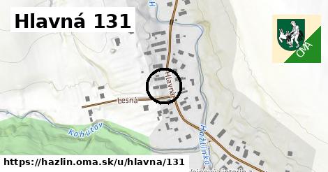 Hlavná 131, Hažlín