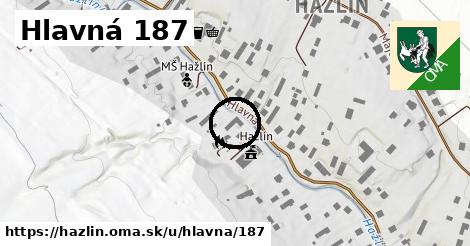 Hlavná 187, Hažlín