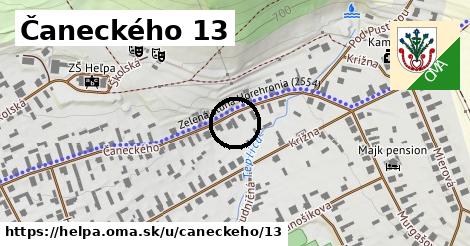 Čaneckého 13, Heľpa