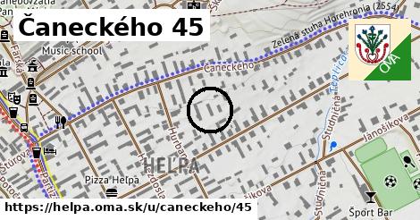 Čaneckého 45, Heľpa