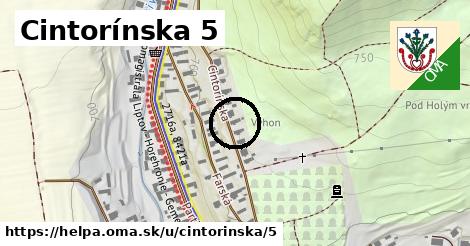 Cintorínska 5, Heľpa