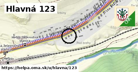 Hlavná 123, Heľpa