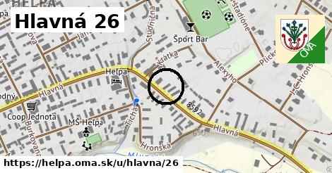 Hlavná 26, Heľpa