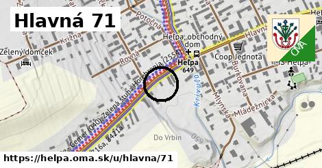 Hlavná 71, Heľpa