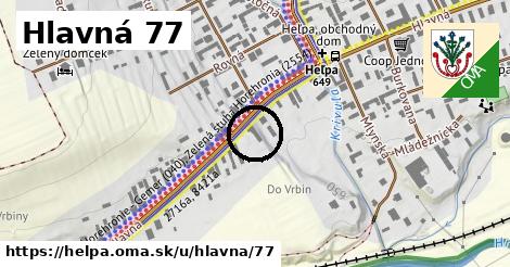 Hlavná 77, Heľpa