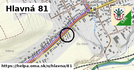 Hlavná 81, Heľpa