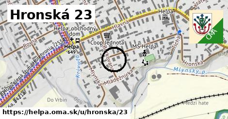 Hronská 23, Heľpa