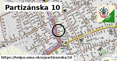 Partizánska 10, Heľpa