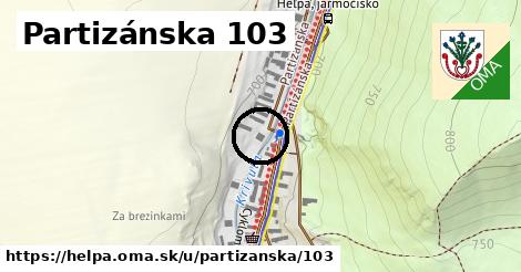 Partizánska 103, Heľpa