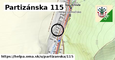 Partizánska 115, Heľpa