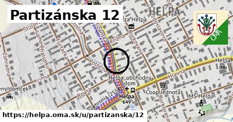 Partizánska 12, Heľpa