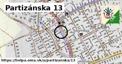 Partizánska 13, Heľpa