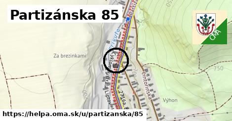 Partizánska 85, Heľpa