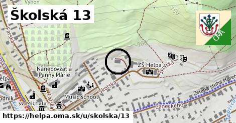 Školská 13, Heľpa
