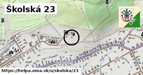 Školská 23, Heľpa